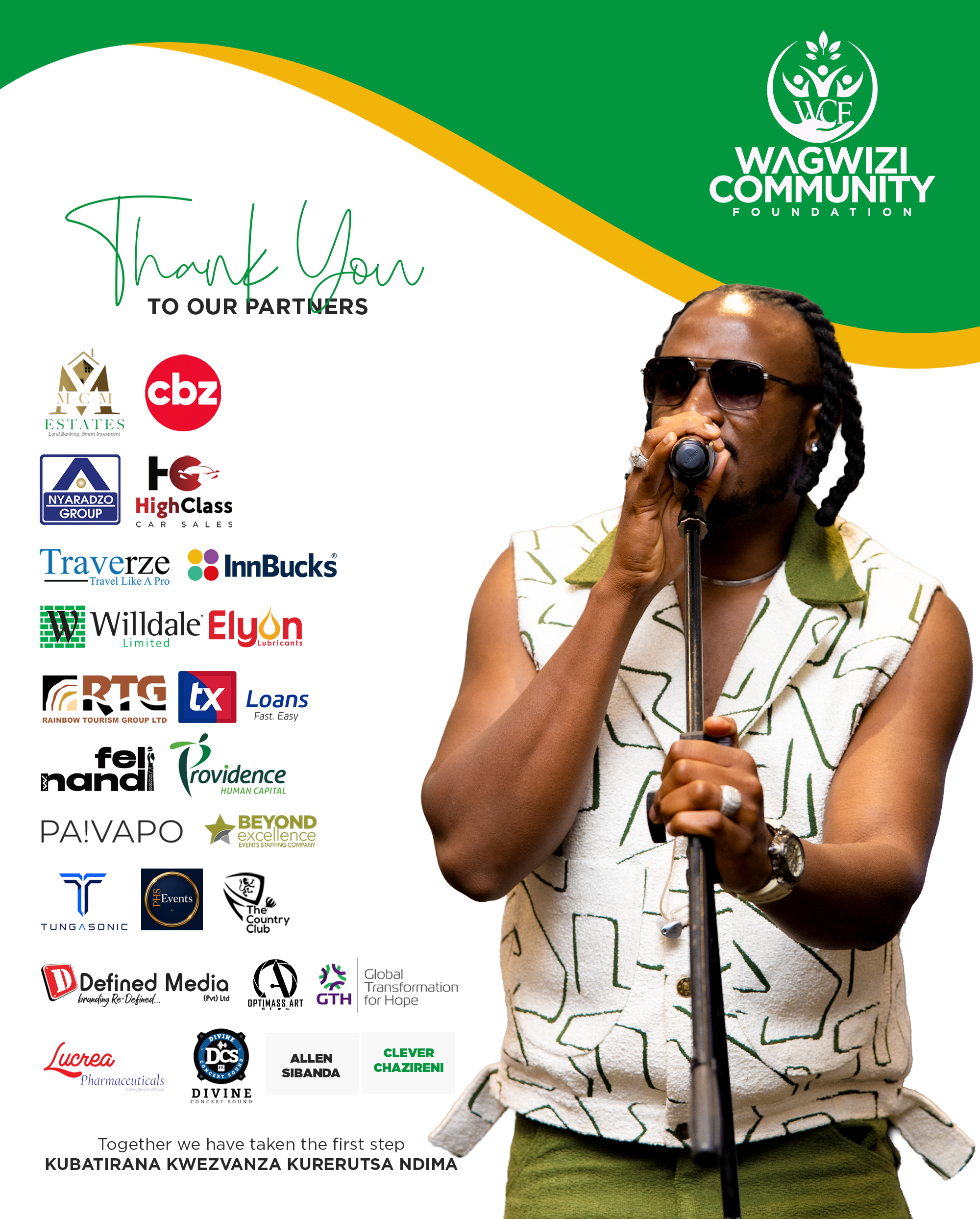 Thank You To Our Partners — Wagwizi Community Foundation Launch